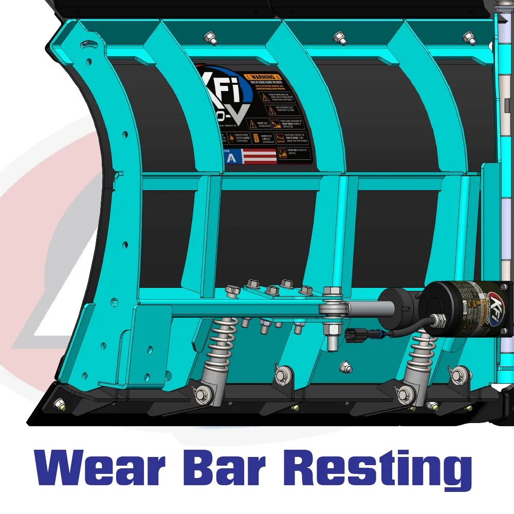 Pro-V wear bar in resting position