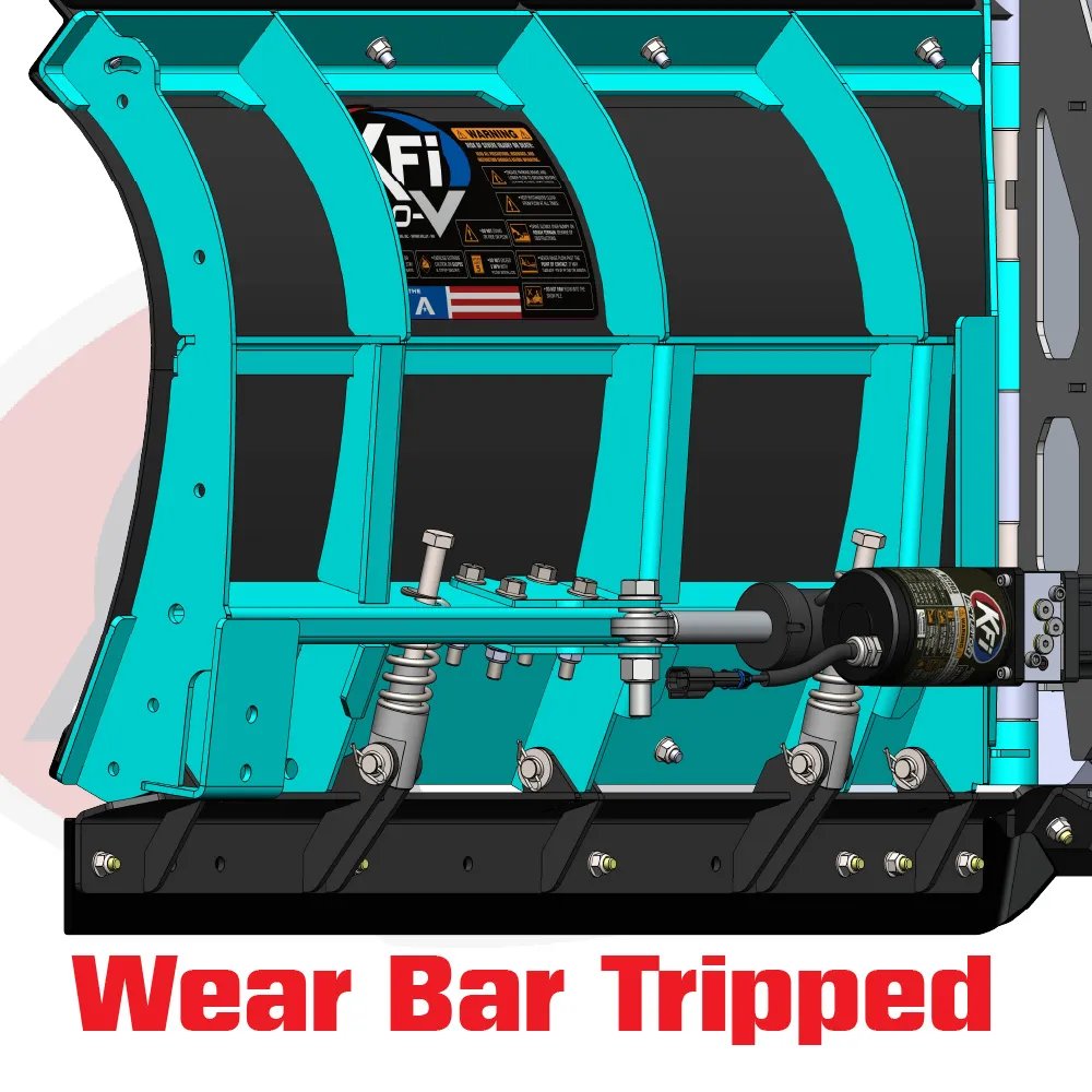 Pro-V wear bar tripped over an obstacle